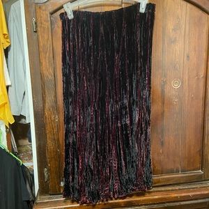 Chico velvet skirt size two